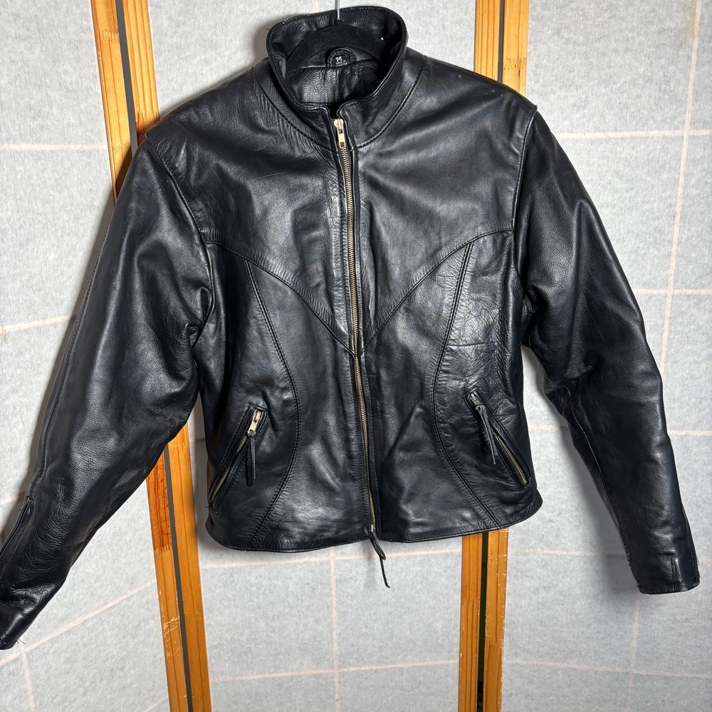 New Frontier Black Leather Jacket
